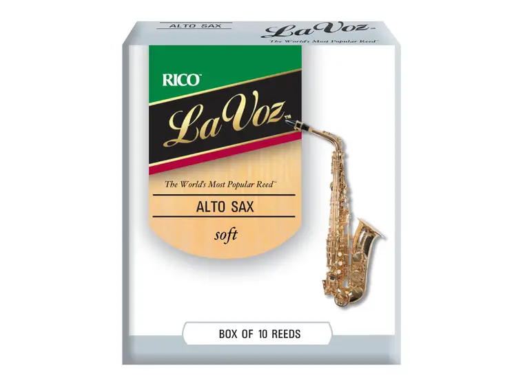 D'Addario La Voz Alt Sax, Soft (RJC10SF) 10pcs. 
